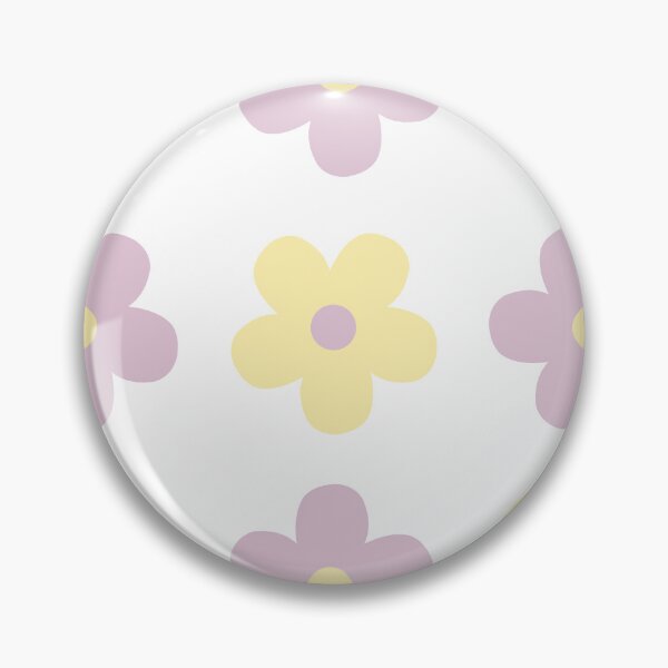 Artikelvorschau, kleines pastellviolettes und gelbes Blumenmuster entworfen und verkauft von AestHenni17.