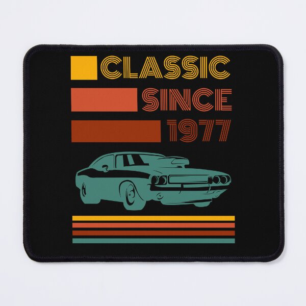 Item preview, Classic Since 1977 Retro Car , Trendy Colors Design designed and sold by BYNDART.