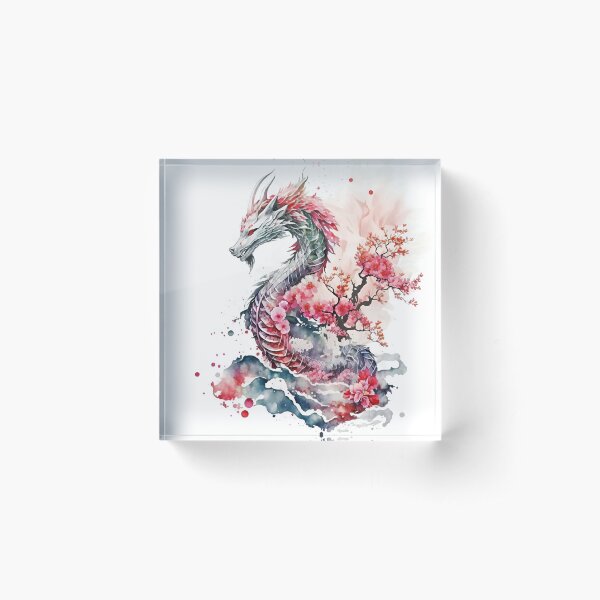 Item preview, Watercolor dragon designed and sold by theresa7131.