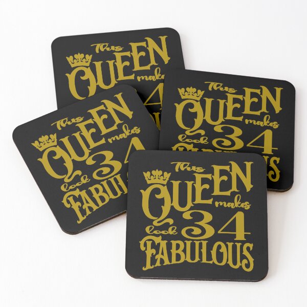 Item preview, This Queen makes 34 look fabulous designed and sold by giftfromheart.