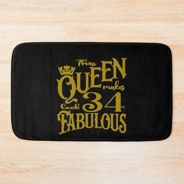 Item preview, This Queen makes 34 look fabulous designed and sold by giftfromheart.