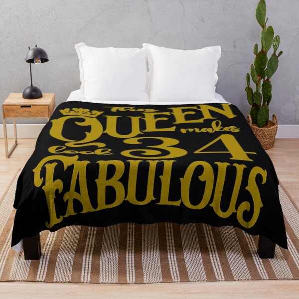 Item preview, This Queen makes 34 look fabulous designed and sold by giftfromheart.