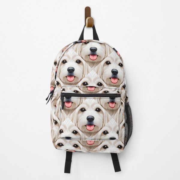 Item preview, Cute Face White Dog Pattern designed and sold by artbibun.