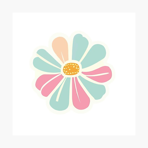 Item preview, cute preppy Pink preppy/flower Sticker designed and sold by Koolzilla.