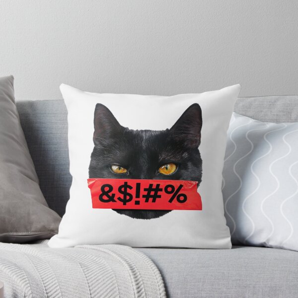 Item preview, Swearing Cat designed and sold by monothatthat.