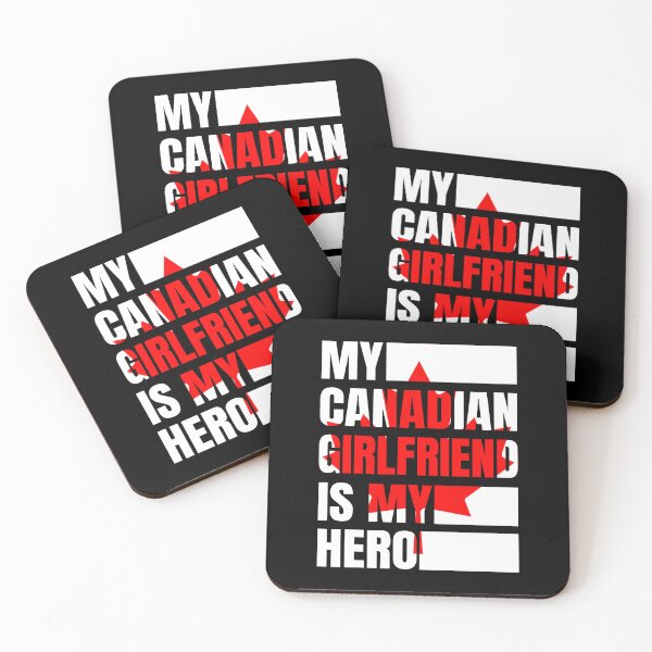 Item preview, My Canadian Girlfriend is my Hero designed and sold by BYNDART.