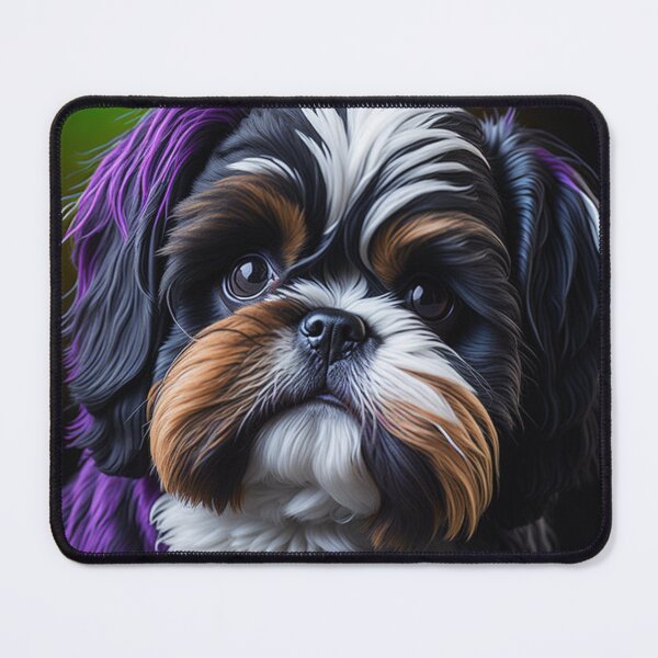 Item preview, Portrait of puppy shih tzu designed and sold by likbatonboot.