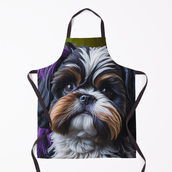 Item preview, Portrait of puppy shih tzu designed and sold by likbatonboot.