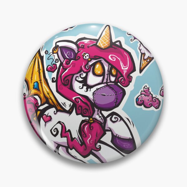 Item preview, Unicorn in Candyland with batsy friends designed and sold by PixieMind.
