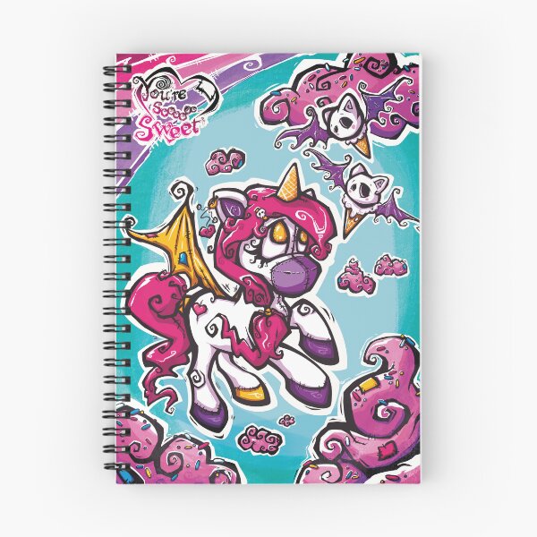 Item preview, Unicorn in Candyland with batsy friends designed and sold by PixieMind.