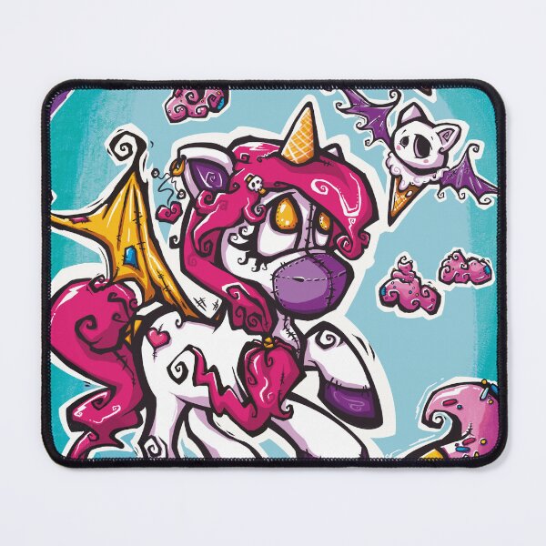 Item preview, Unicorn in Candyland with batsy friends designed and sold by PixieMind.