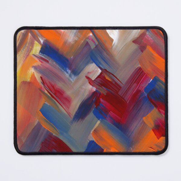 Item preview, Orange blue acrylic oil painting texture designed and sold by MTShoppingLine.
