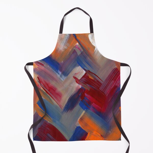 Item preview, Orange blue acrylic oil painting texture designed and sold by MTShoppingLine.