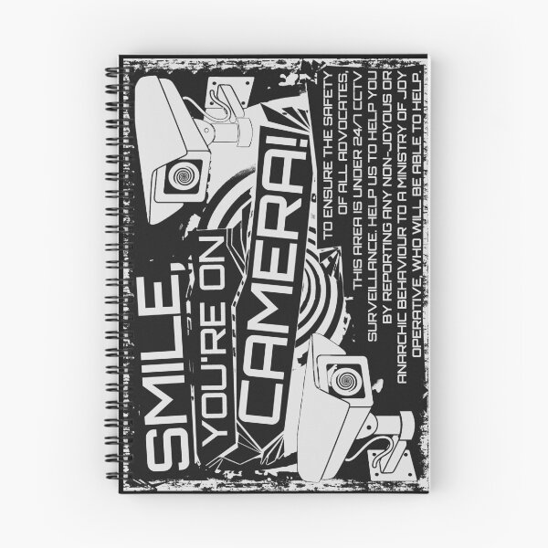 Item preview, Smile, You're On Camera! Monochrome designed and sold by Cabled Creature.