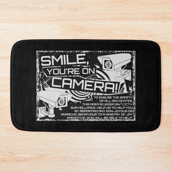 Item preview, Smile, You're On Camera! Monochrome designed and sold by Cabled Creature.