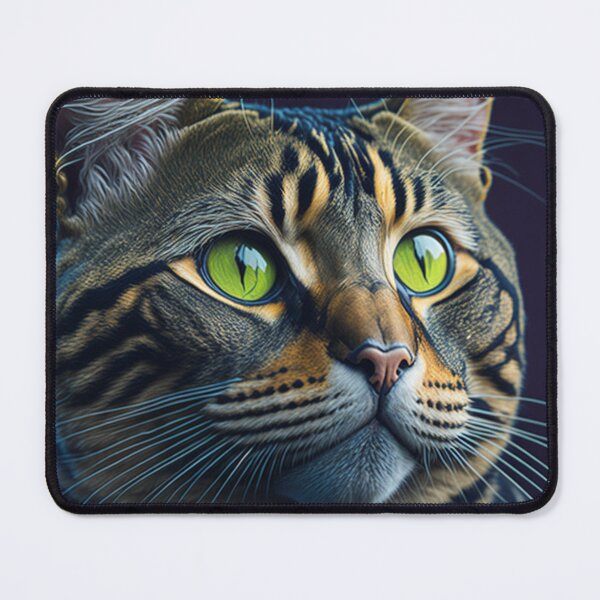 Item preview, Portrait of tabby cat designed and sold by likbatonboot.