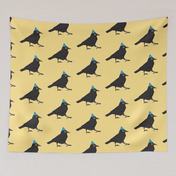 Item preview, Cute crow with birthday hat designed and sold by Mayarart.