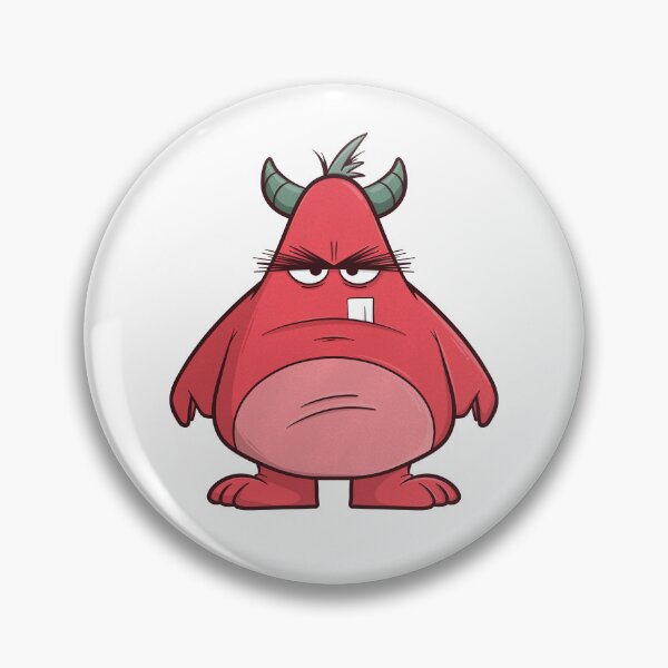 Item preview, Grumpy Monster designed and sold by Nicole Moellner.
