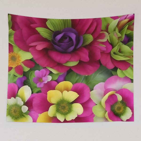 Item preview, Exotic Flowers Pattern  designed and sold by Kalkikrivadna.