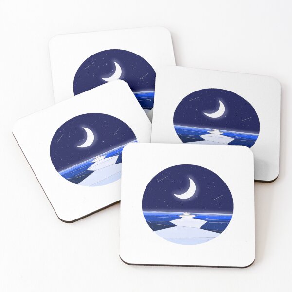 Item preview, The moon reflecting above the sea  designed and sold by Alonelyartist.
