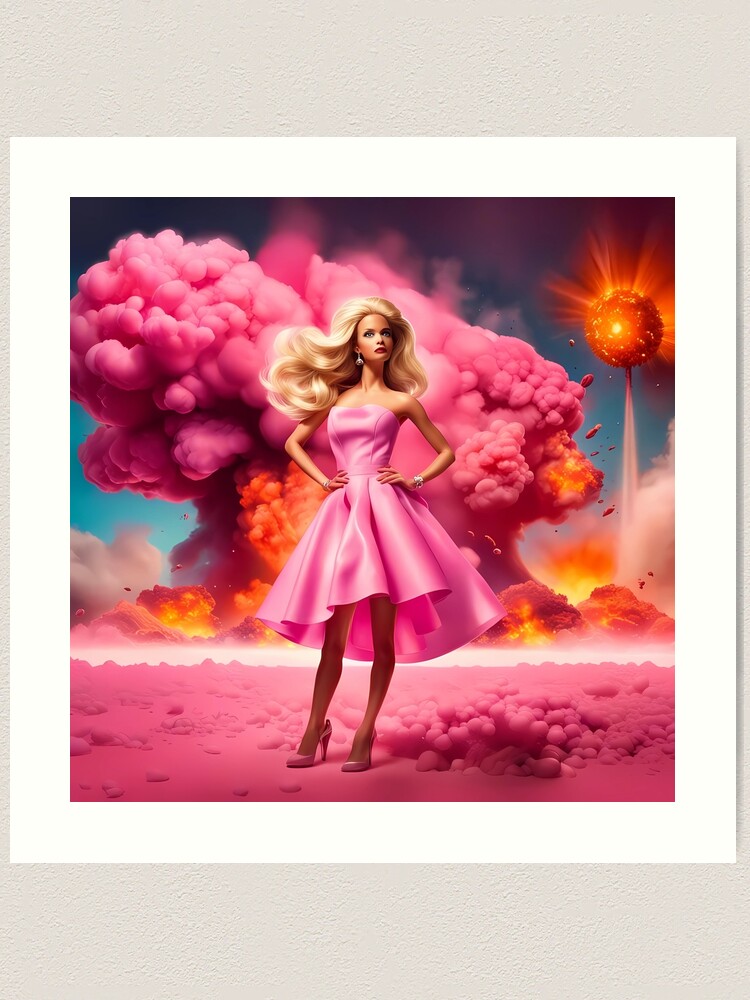 Barbie in a Sheer Dress - Poster - Amber Brite Props