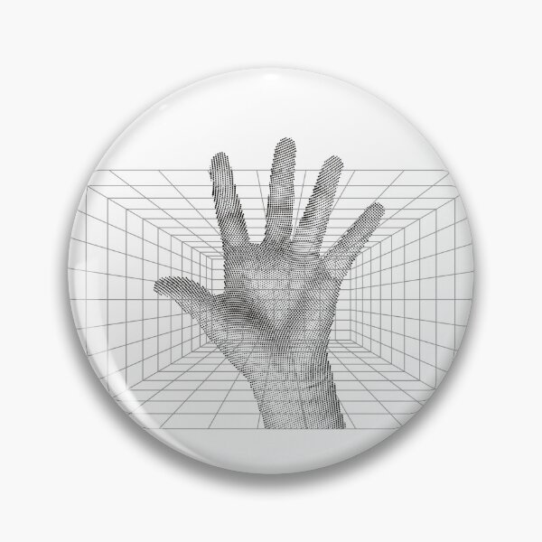 Item preview, rave, techno, trippy hand, simple graphic  designed and sold by vintagebuddy.