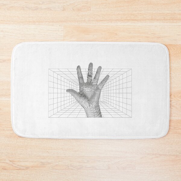 Item preview, rave, techno, trippy hand, simple graphic  designed and sold by vintagebuddy.