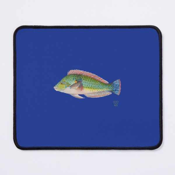 Item preview, Green Parrot Fish Hardcover Journal designed and sold by vkruhveci22.