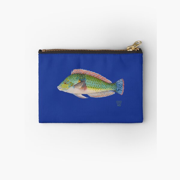 Item preview, Green Parrot Fish Hardcover Journal 	 designed and sold by vkruhveci22.