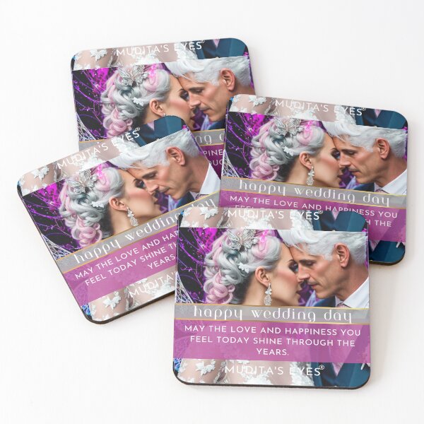 Item preview,  Romantic " May the love and happiness" Beautiful Wedding Proposal Couple Sticker designed and sold by MuditasEyes.
