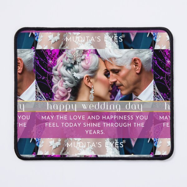 Item preview, Romantic " May the love and happiness" Beautiful Wedding Proposal Couple Sticker designed and sold by MuditasEyes.