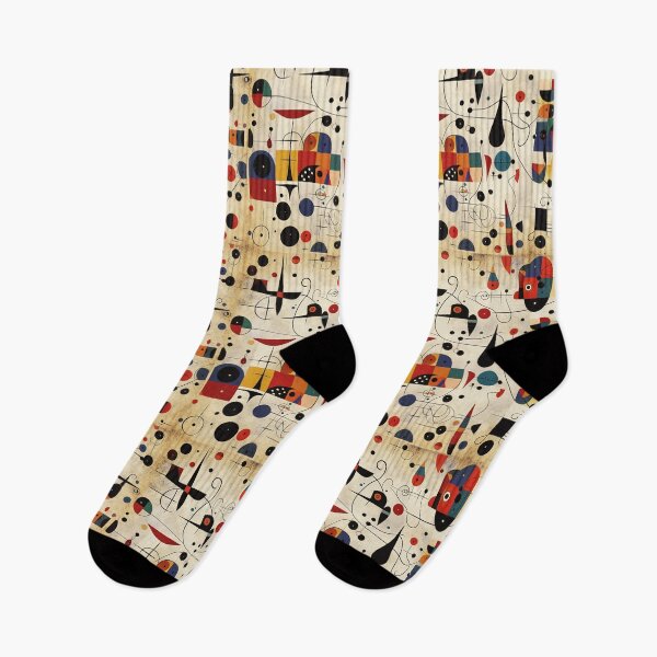 Item preview, Joan Miró style pattern designed and sold by LauraCPrint.