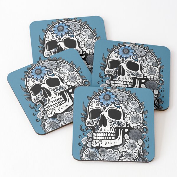 Item preview, Black and white skull. designed and sold by LoboJC.
