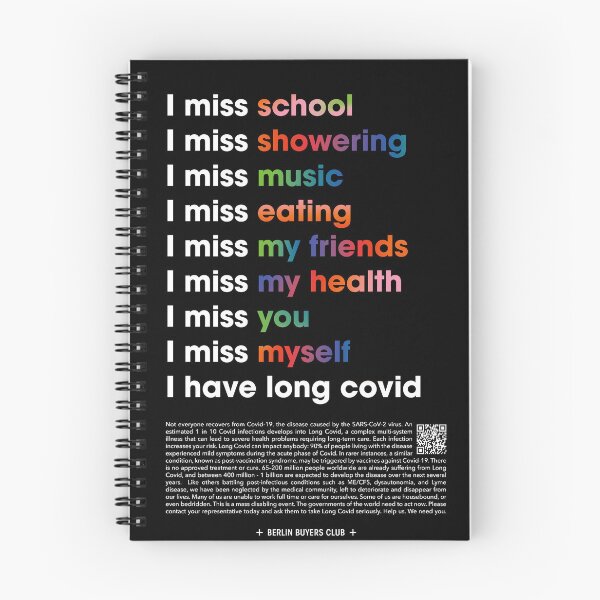 Item preview, I miss myself, I have long covid designed and sold by BerlinBuyers.