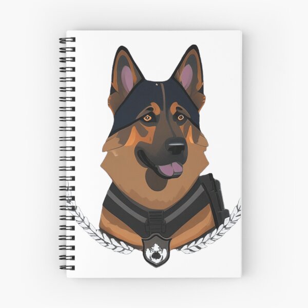 Item preview, a loyal and protective German Shepherd 	 designed and sold by bubesicatsh.
