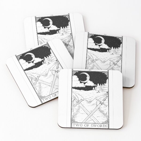 Item preview, Carrow's Tarot - Two of Swords designed and sold by CarrowBrown.