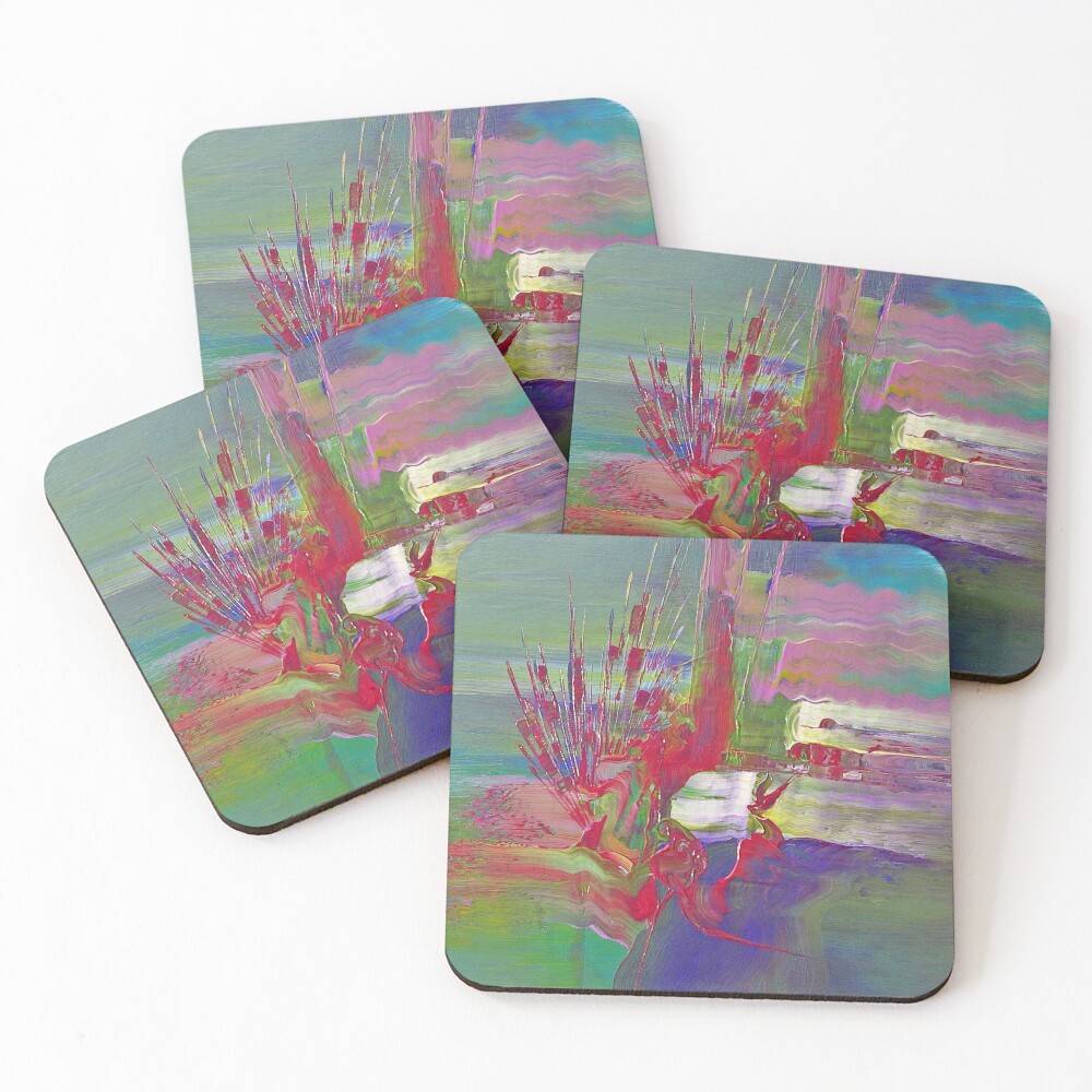 Aperçu de l'œuvre Dessous de verre (lot de 4) créée et vendue par ElioraBousquet.