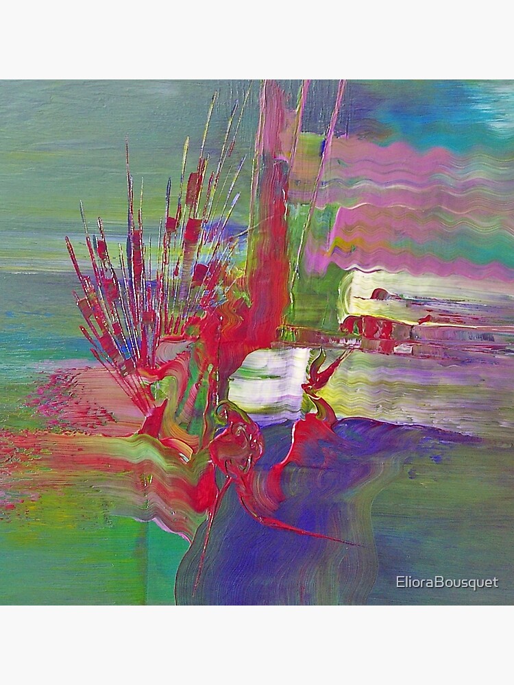 Aperçu 3 sur 3. Poster avec l'œuvre Envol d'ibis sur Marajo créée et vendue par ElioraBousquet.