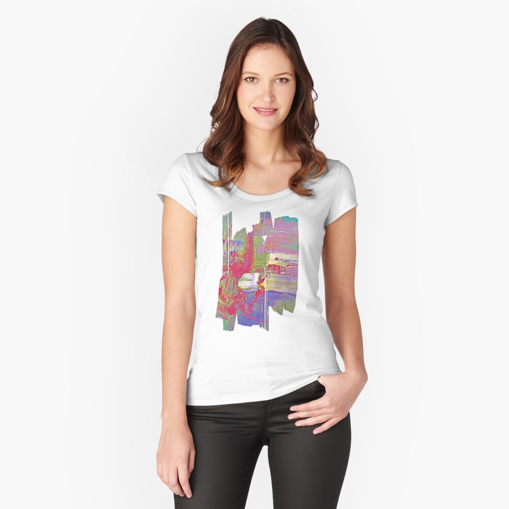Aperçu de l'œuvre T-shirt échancré créée et vendue par ElioraBousquet.