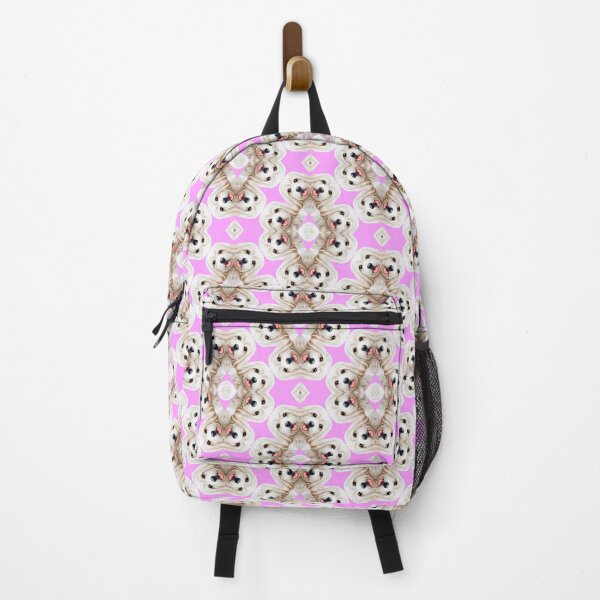 Item preview, Cute Pink White Dog Pattern designed and sold by artbibun.