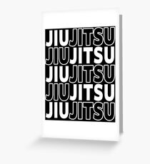 JIU JITSU, BRAZILIAN JIU JITSU Greeting Card