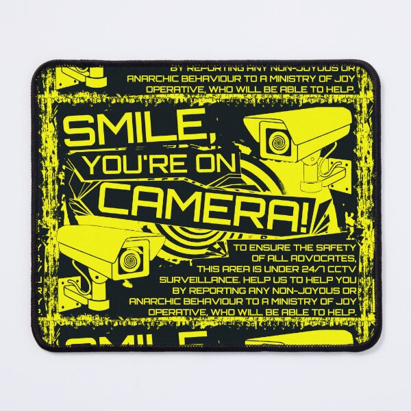 Item preview, Smile, You're On Camera! Yellow Version designed and sold by Cabled Creature.