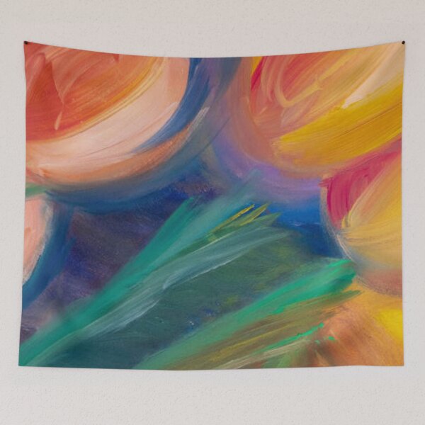 Item preview, Abstract painted colorful art background  designed and sold by MTShoppingLine.