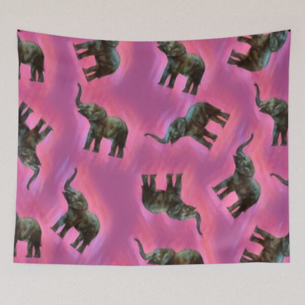 Item preview, Elephant Pattern Pinks designed and sold by Profitrip.