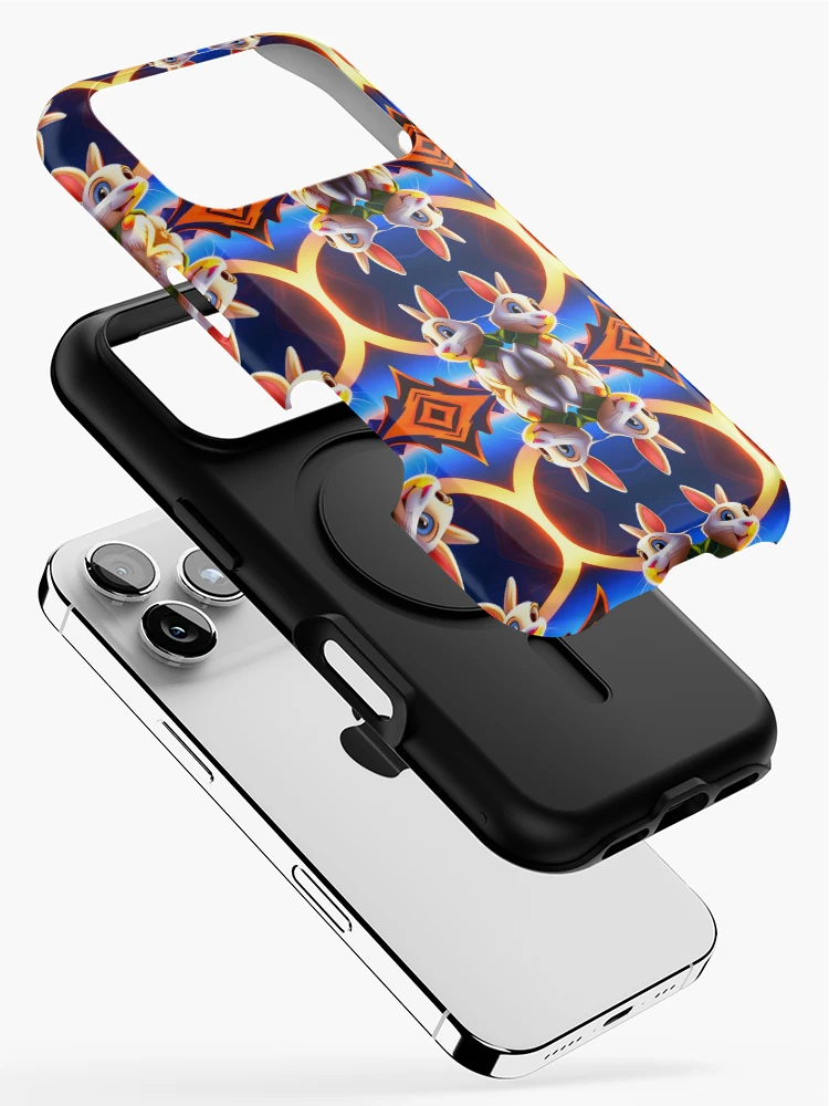 Thumbnail 2 of 4, iPhone Case, Cute Rabbit Pattern designed and sold by artbibun.