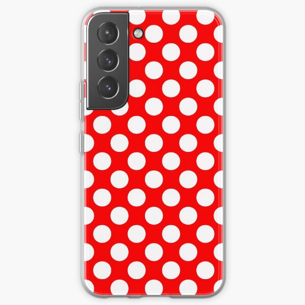 Red & White Polka Dots Samsung Galaxy Soft Case