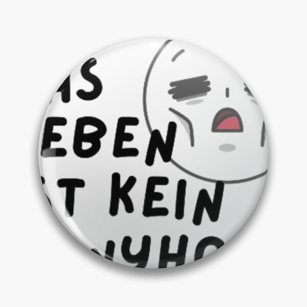 Item preview, Design with phrase in German, life is not always easy designed and sold by Gemadelsol.