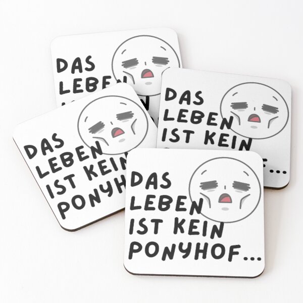 Item preview, Design with phrase in German, life is not always easy designed and sold by Gemadelsol.