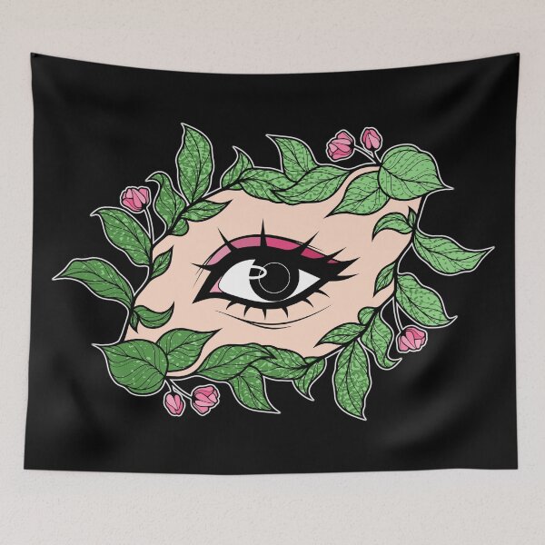 Item preview, Eye Framed by Leaves and Blossoms Peekaboo designed and sold by ObsidianDaz.