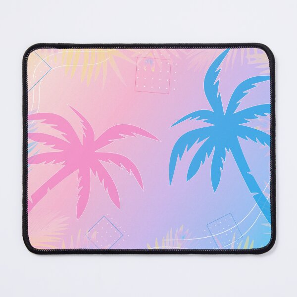 Item preview, palm trees, multicolored palm silhouettes background designed and sold by SabinArt.